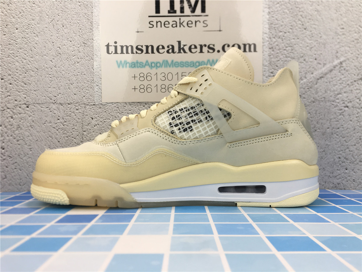 New batch Off-White x Wmns Air Jordan 4 SP Sail CV9388-100